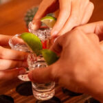 Ringside Shots featuring 16 tequila shots served at El Santo