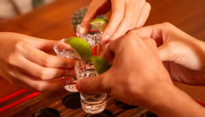 Ringside Shots featuring 16 tequila shots served at El Santo